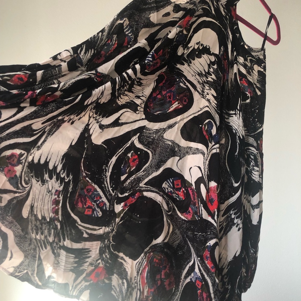 Unique free people cold shoulder dress